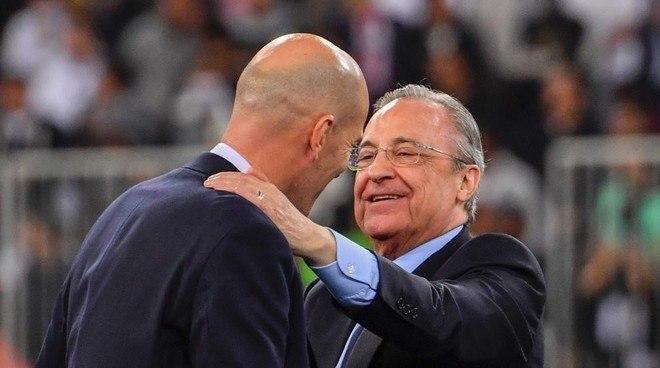 Президент Реала поддержал Зидана перед матчем с Барселоной